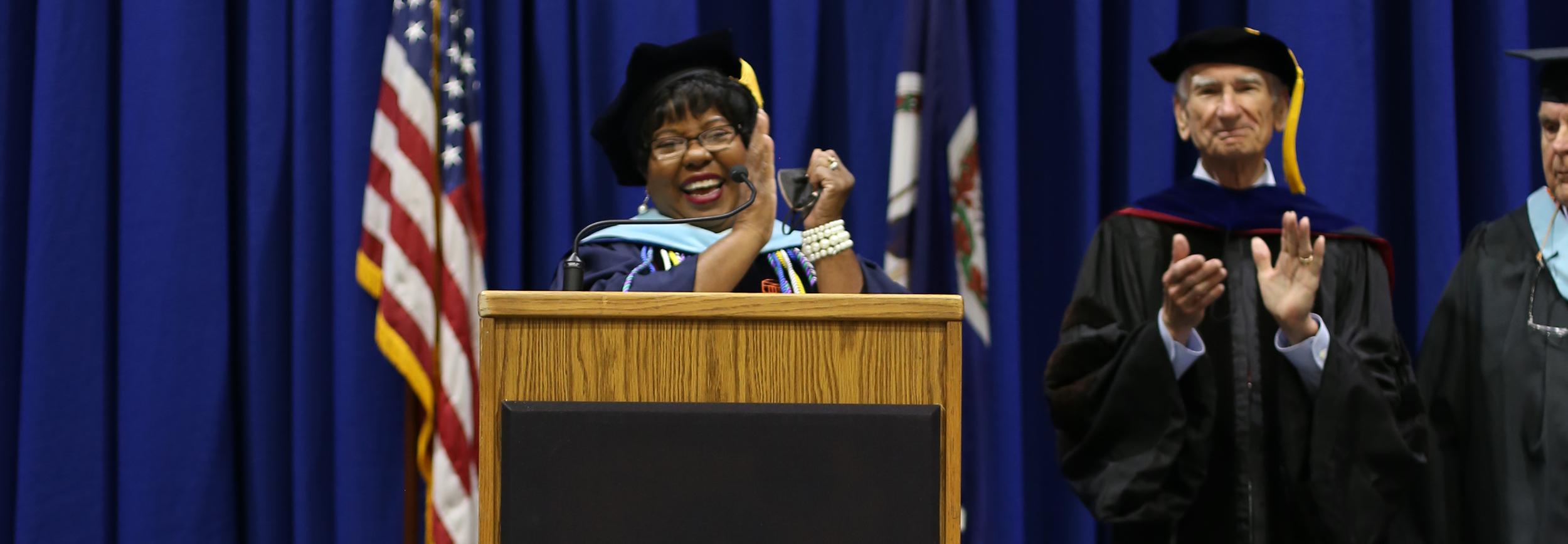 photo of Dr. Muriel Mickles at the 2022 DCC commencement exercises